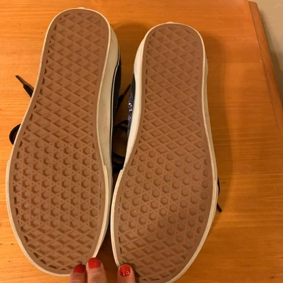 Navy Galaxy Vans Mens Size 8 - Picture 3 of 4